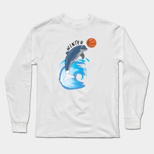 Winter The Dolphin Long Sleeve T-Shirt